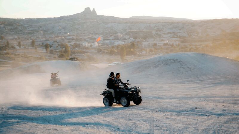 Kapadokya'da ATV Turu (Her Saat Başı 1 Saat 10:00-16:00 )