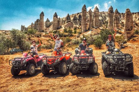 Kapadokya'da ATV Turu (Her Saat Başı 1 Saat 10:00-16:00 )